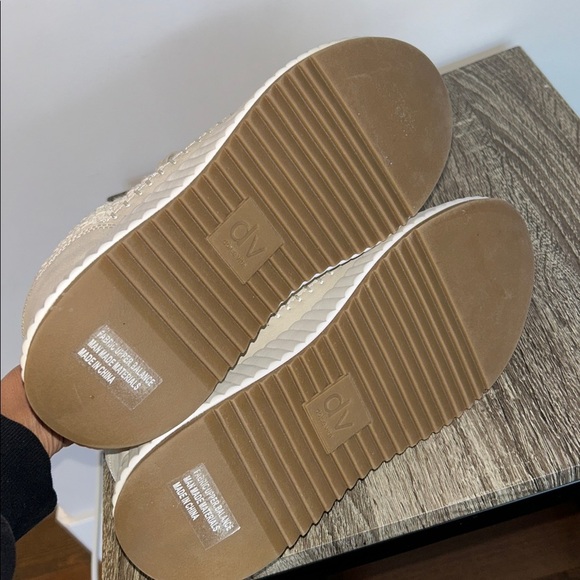 Dolce Vita Dolen Sneakers Platform Sandstone Knit - Picture 11 of 12